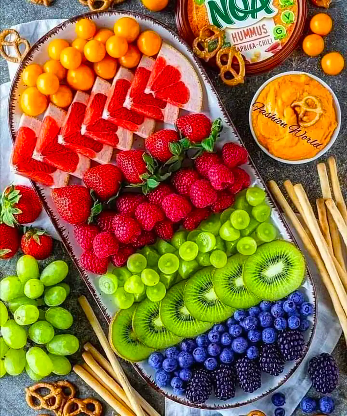بشقاب میوه تابستانی