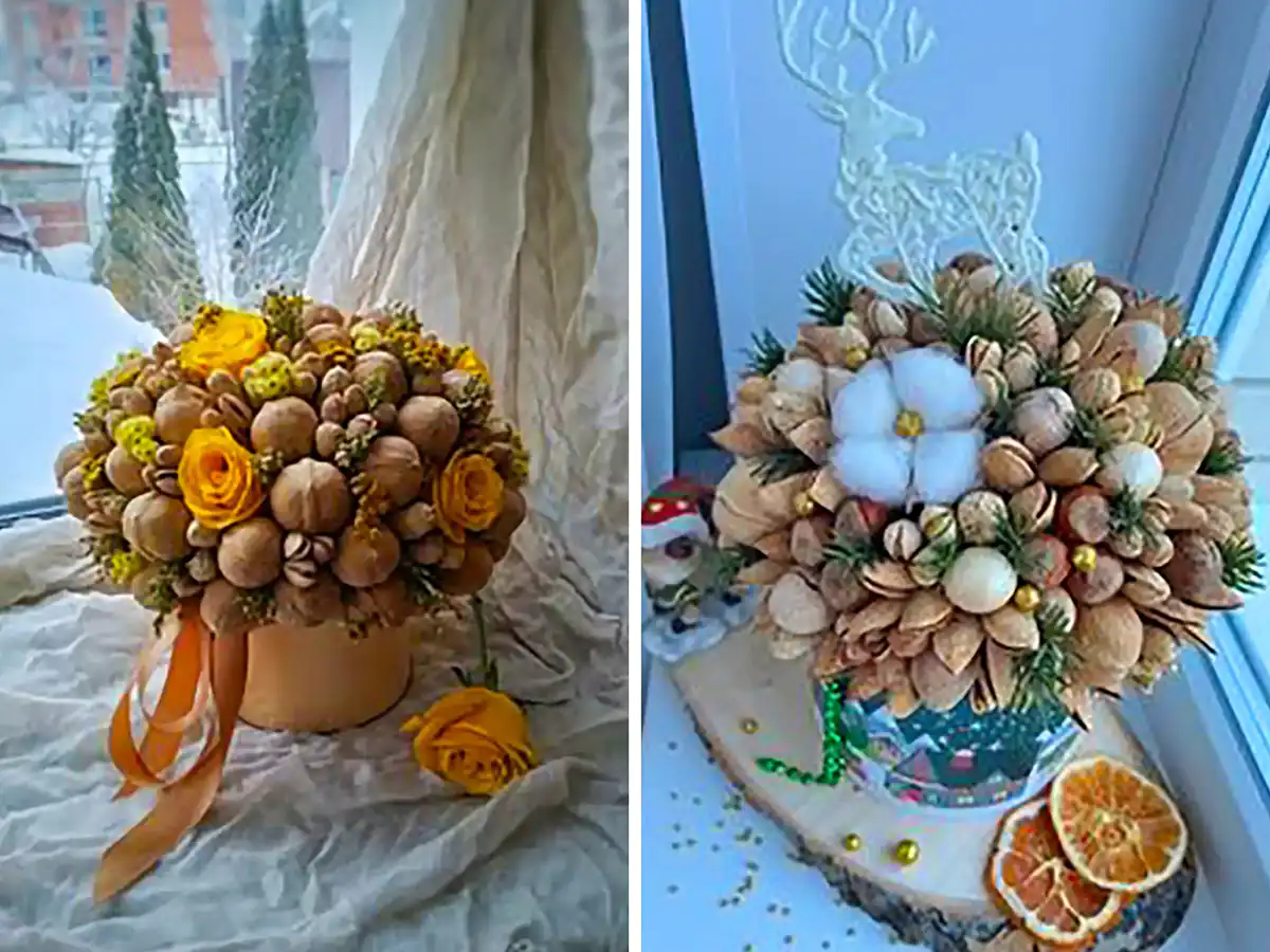 گردو و بادام سفره عقد؛ ۱۵ مدل سنتی و مدرن برای یه چیدمان بی‌نقص
