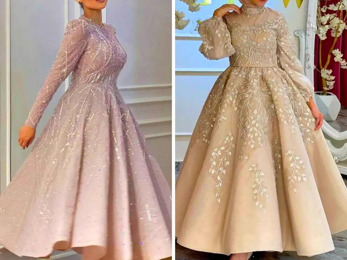 لباس مجلسی مزونی خاص؛ ۱۵ مدل ویژه مراسم‌های لاکچری با طراحی اختصاصی و زیبا