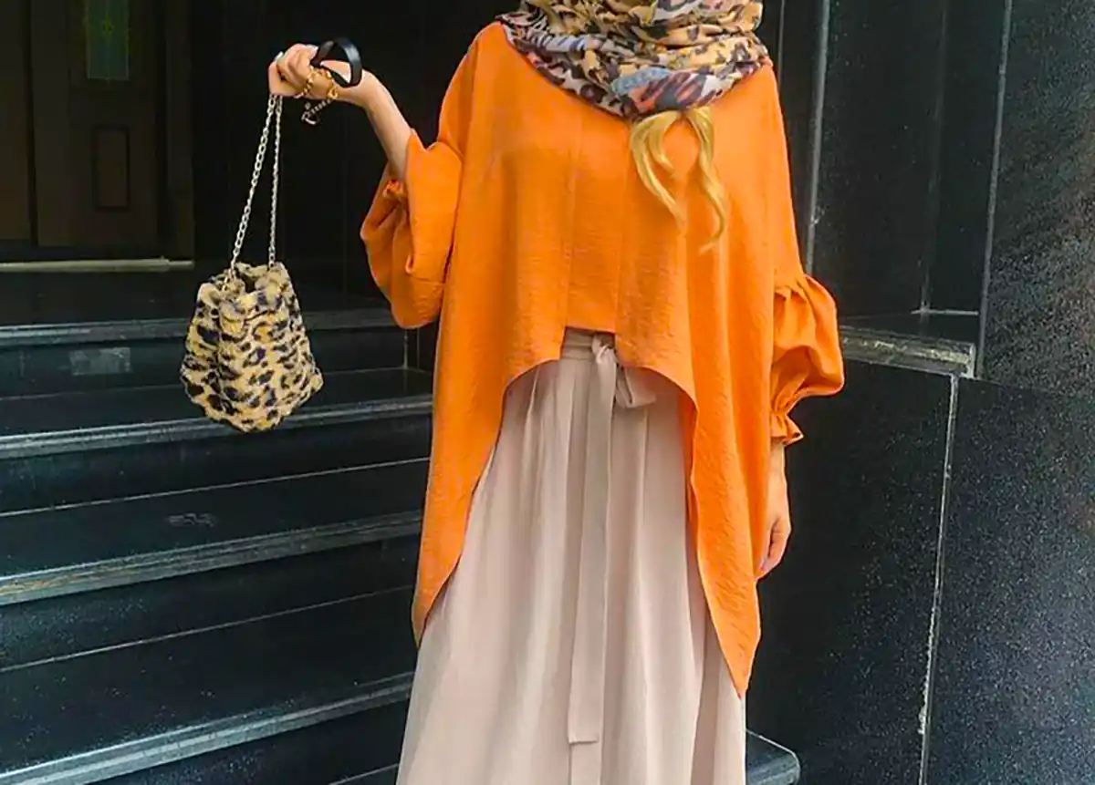 مانتو با رنگهای شاد و جذاب