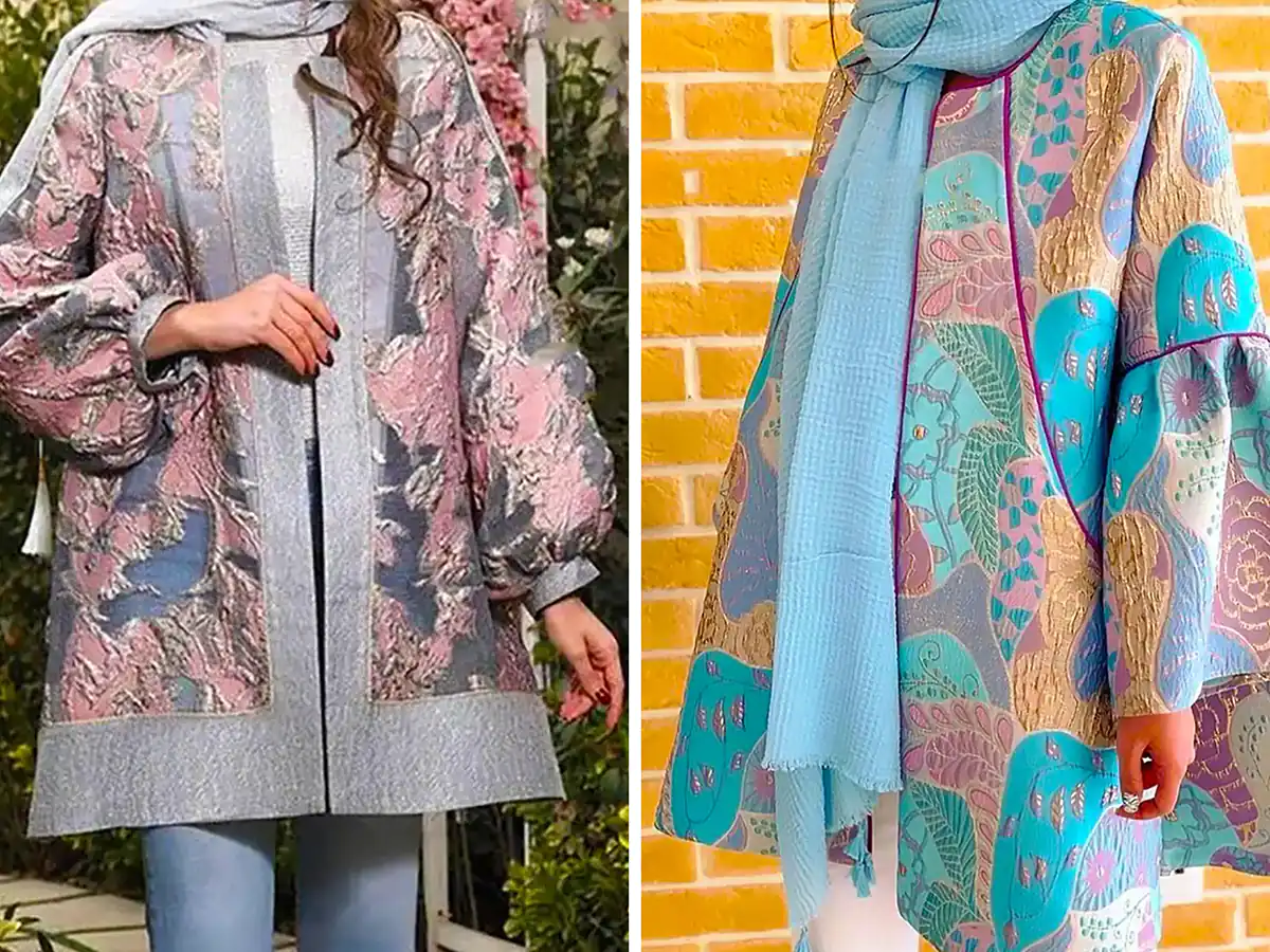مانتو بهاره رنگی و زیبا؛ ۱۵ طرح خوش‌رنگ که مثل شکوفه بهار می‌درخشن!