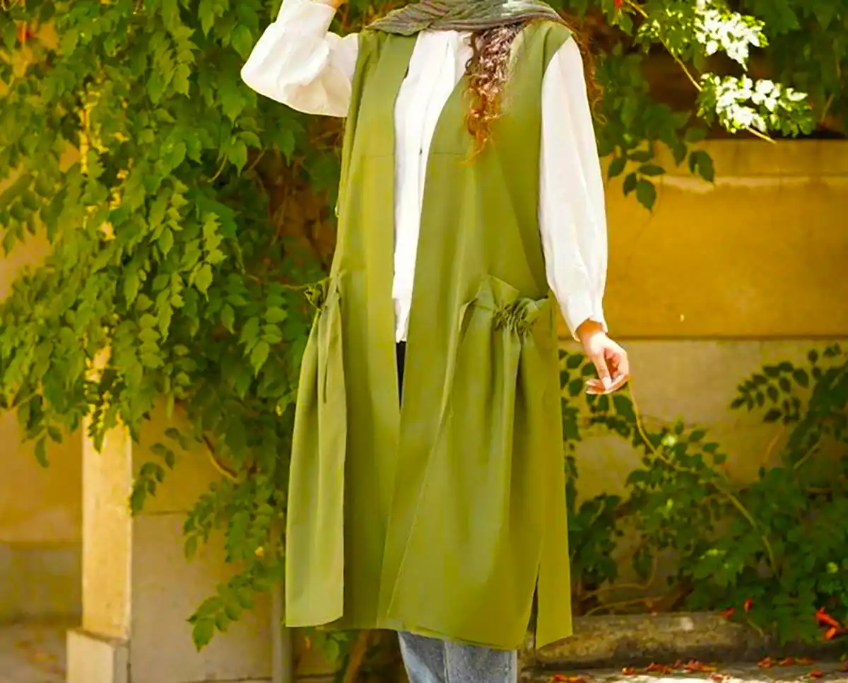 مانتو رنگی خوش فرم