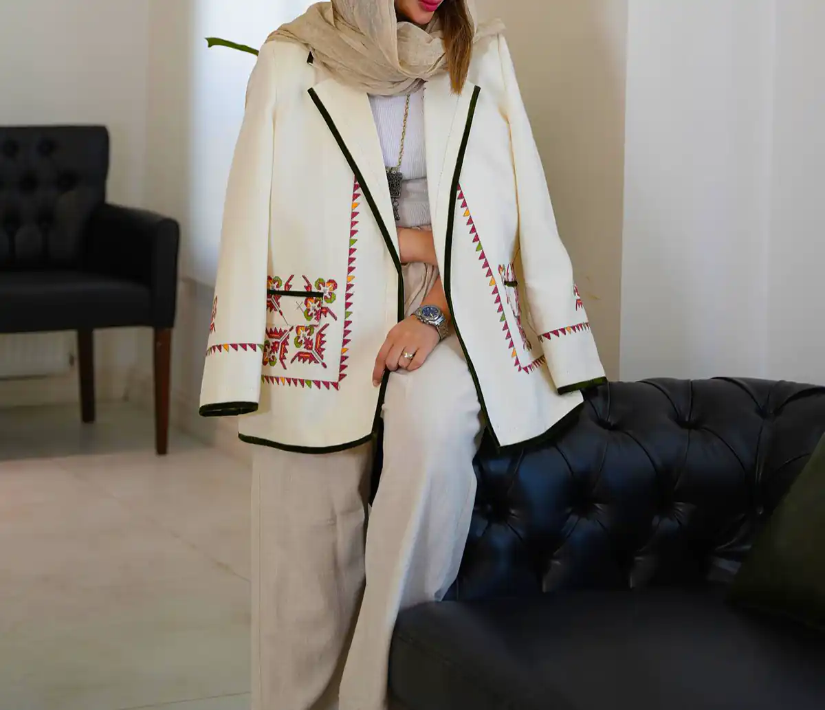 مانتو تابستانی خنک با پارچه نخی