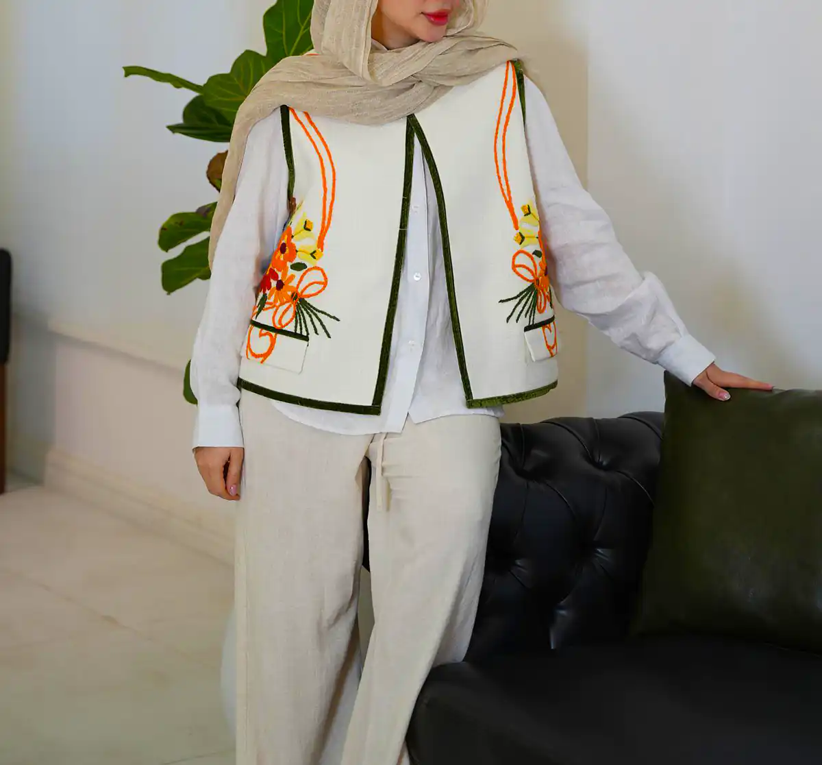 مانتو تابستانی خنک با پارچه نخی