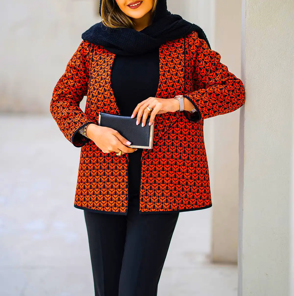 مانتو لاکچری طرحدار ویژه استایل شیک