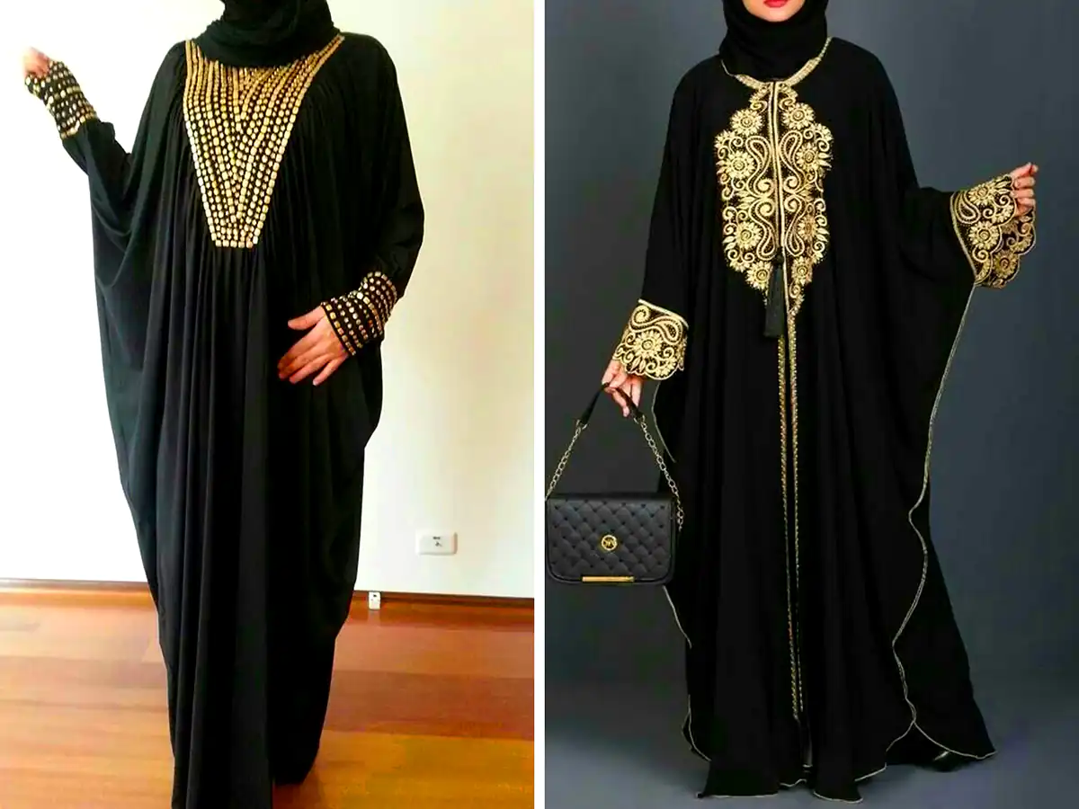 عبا مشکی سنگ دوزی شده؛ ۱۵ طرح جدید که حس لاکچری بودن می‌ده