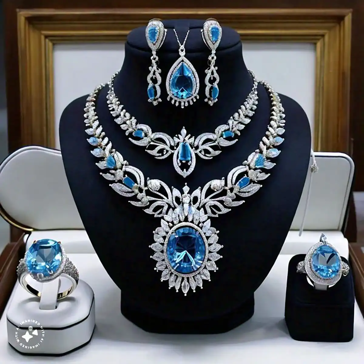 گردنبند سنگی لاجورد آبی