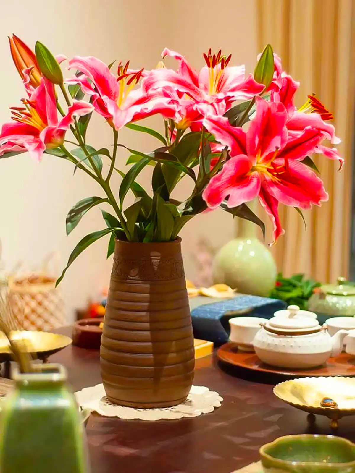 گلدان دکوری باگل های طبیعی