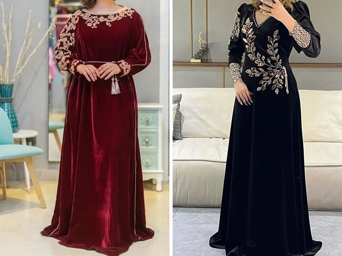 ماکسی مخمل سلطنتی؛ با این ۱۵ طراحی فوق‌العاده مثل یک ملکه بدرخش!