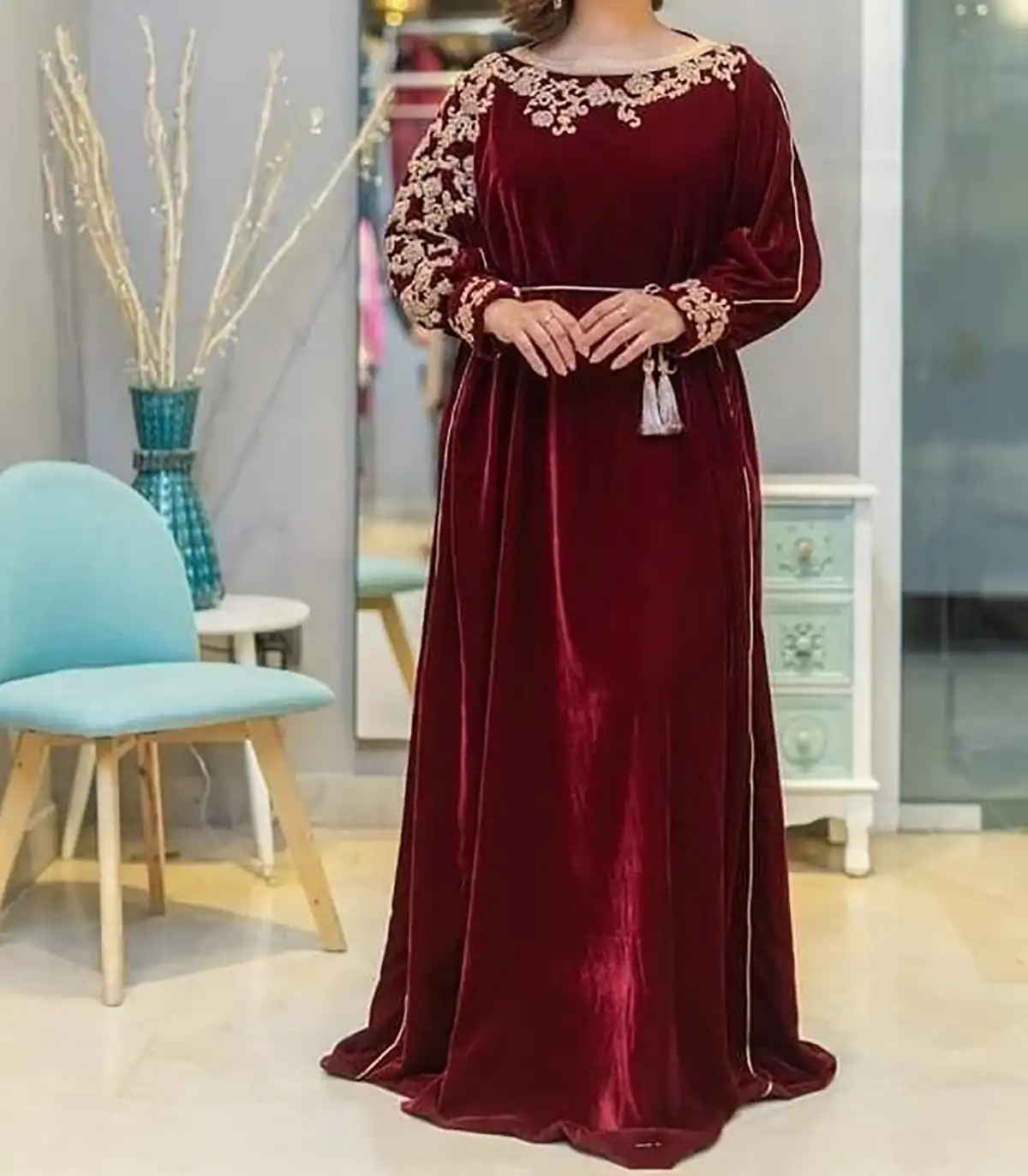 ماکسی مخمل سلطنتی