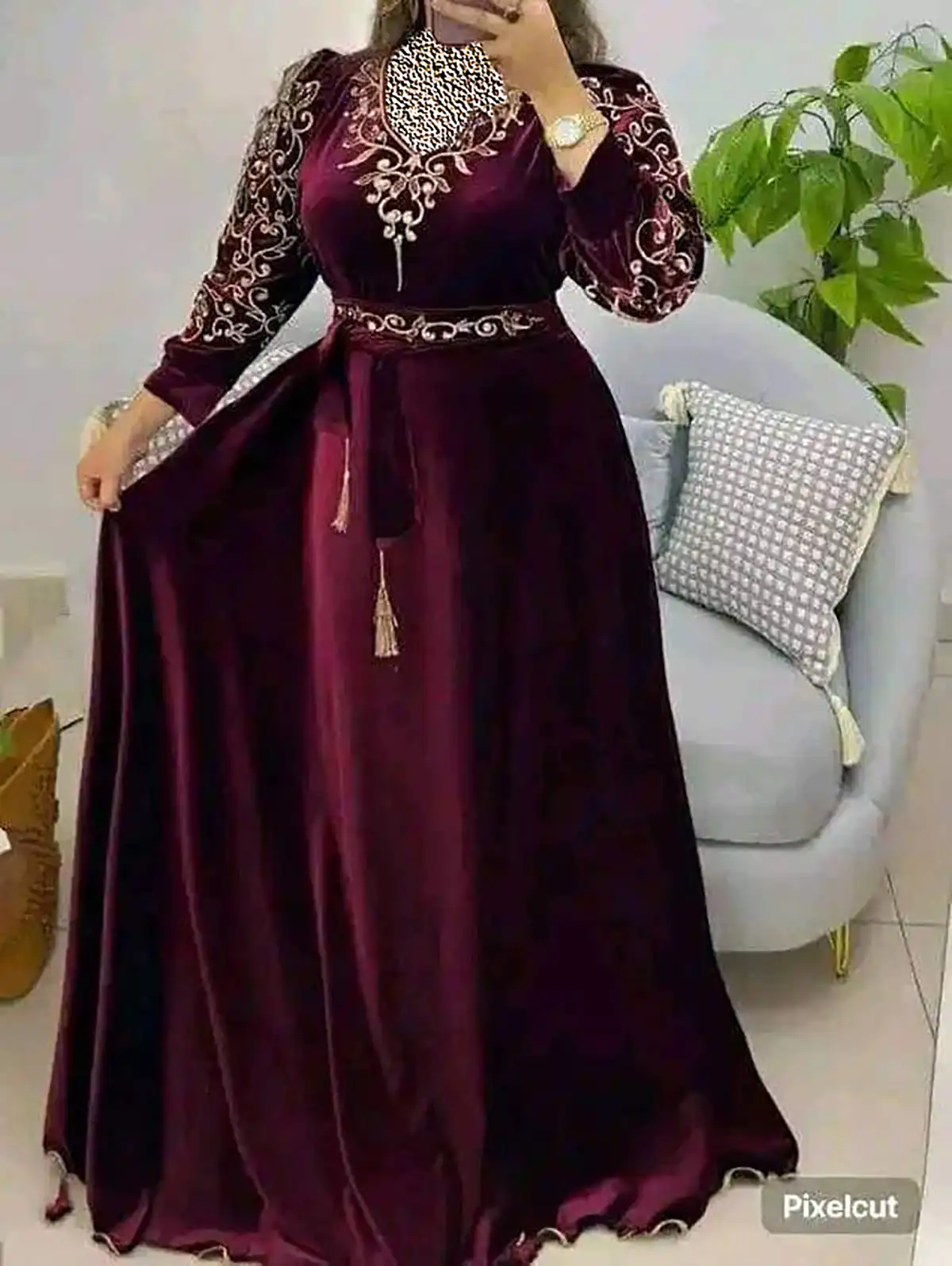 ماکسی مخمل سلطنتی