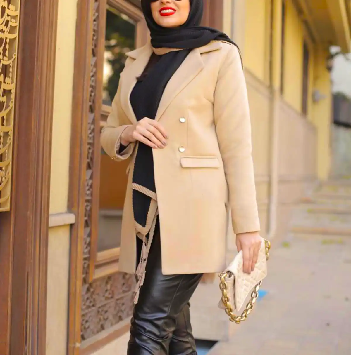 مانتو کتی طرح دار