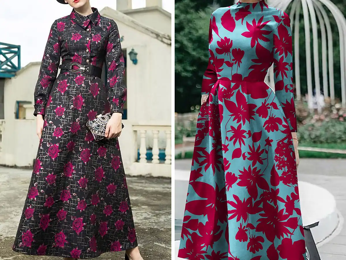 مانتو پیراهنی گل گلی؛ ۱۵ طرح رنگارنگ که شادی رو به استایل شما میاره!
