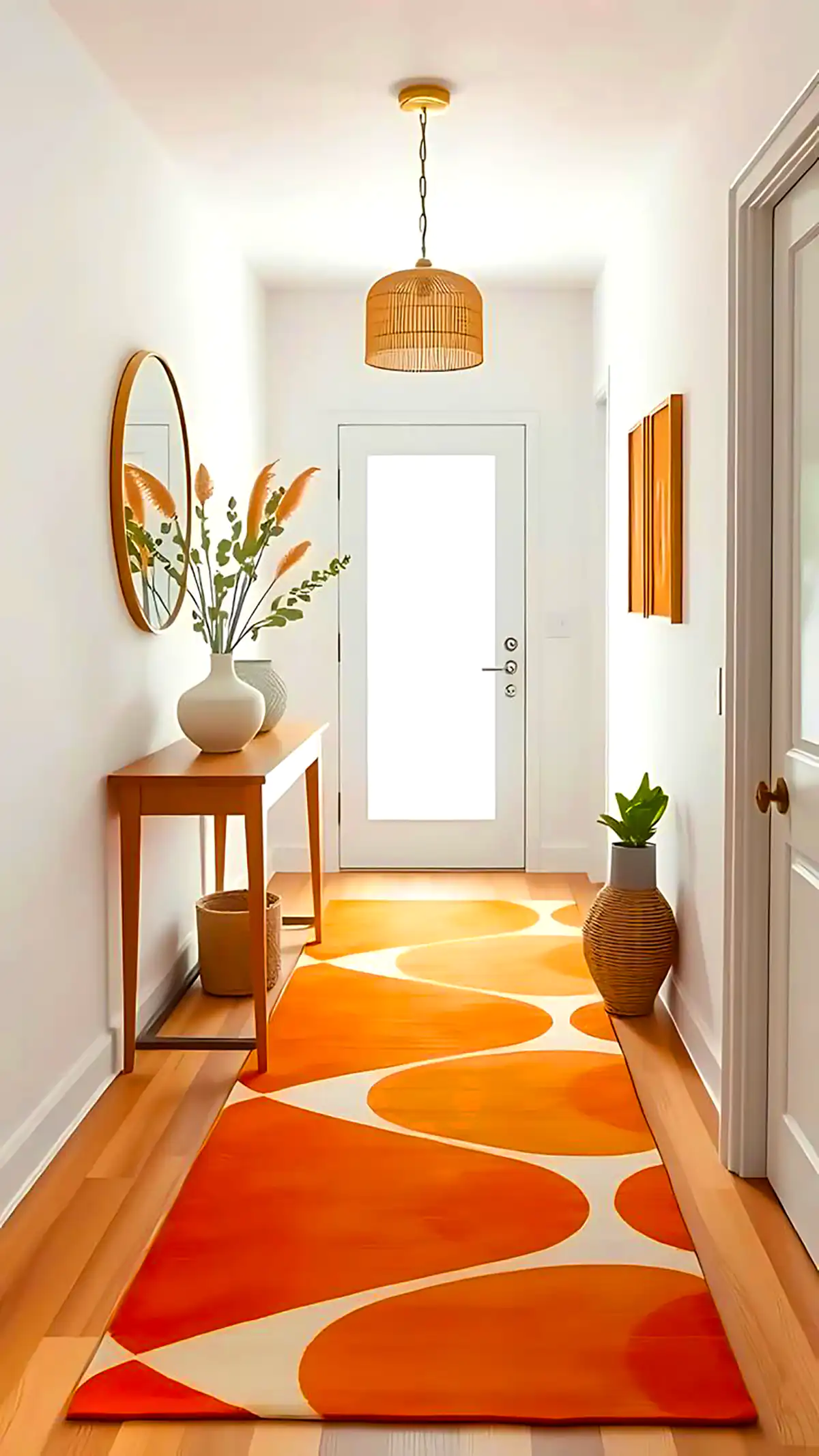 فرش فانتزی داخل راهرو