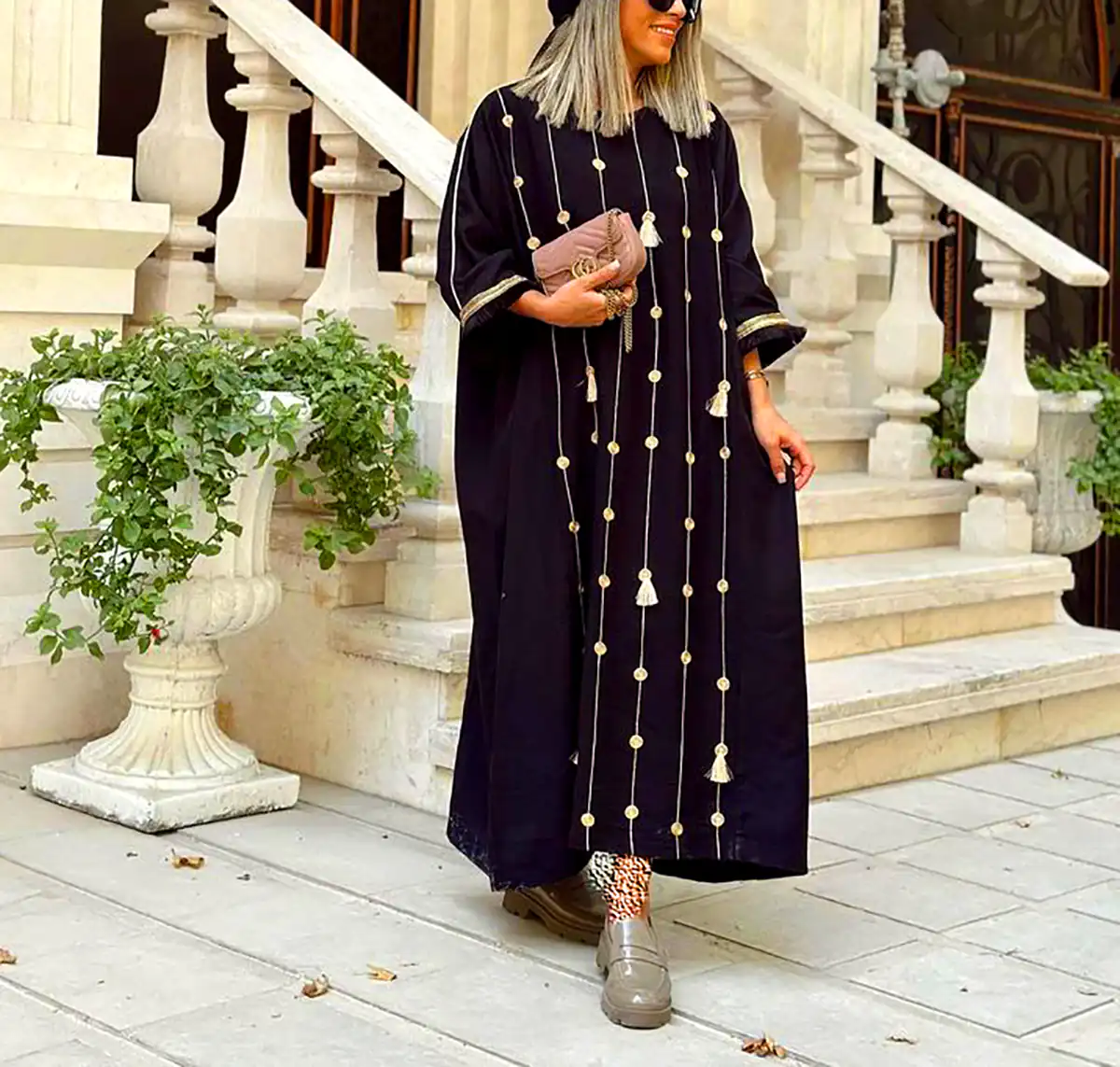 کفتان مشکی رنگ زنانه