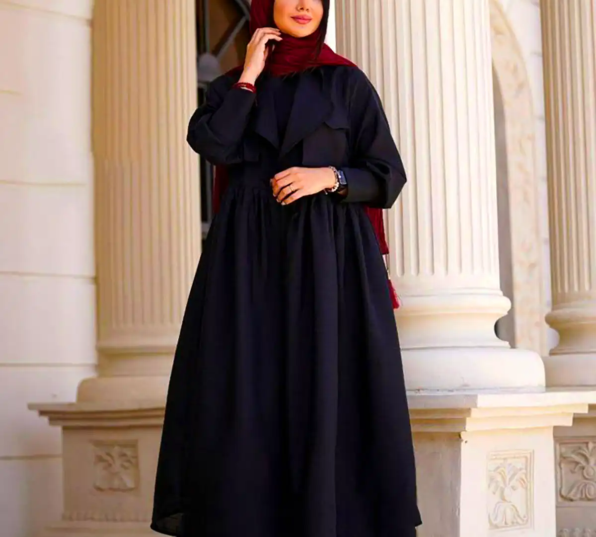 کفتان مشکی رنگ زنانه