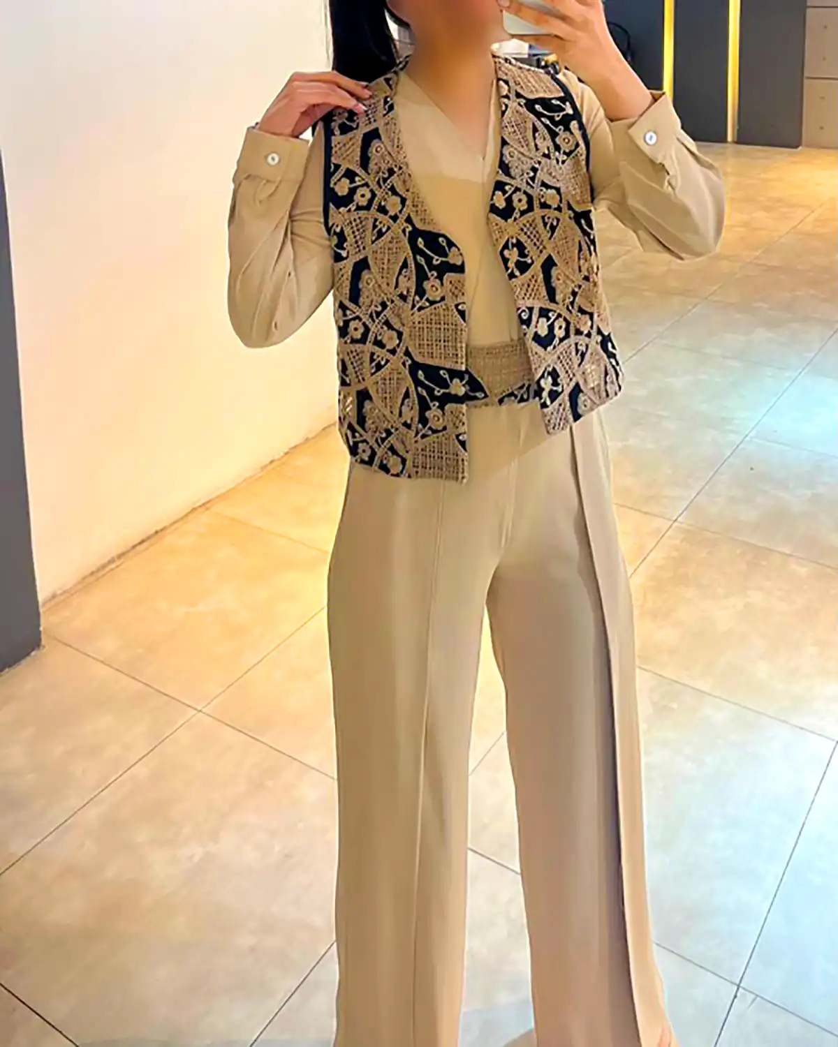 کت زنانه ترکیبی خنک 