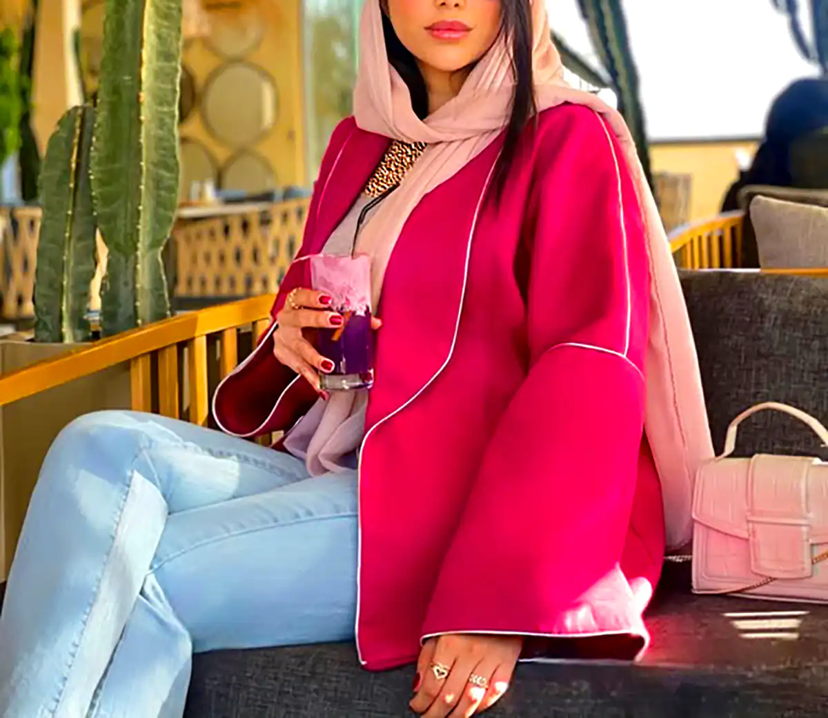 کت زنانه لینن با طراحی ساده