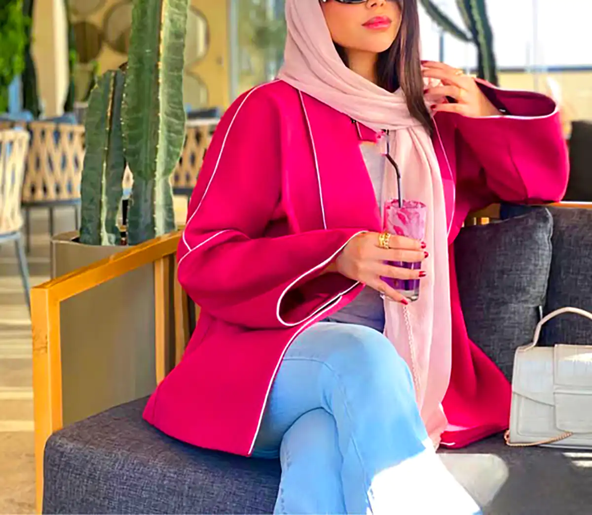 کت زنانه اسپرت با برش آزاد