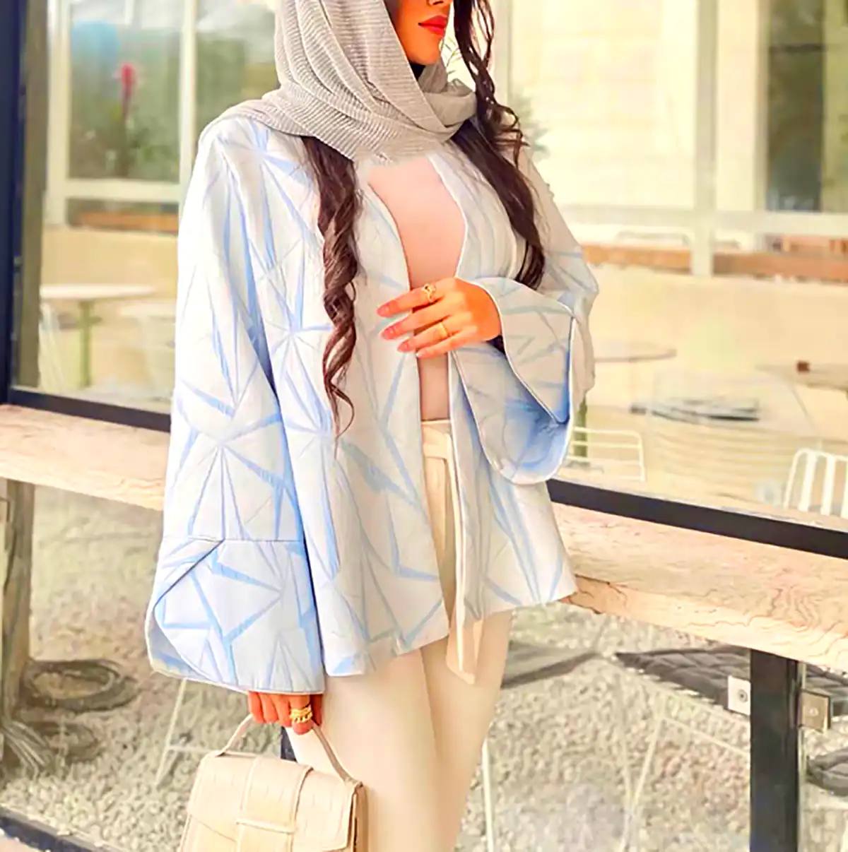 کت زنانه اسپرت با برش آزاد