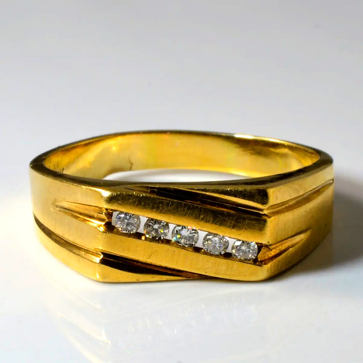 حلقه ازدواج مردانه طلا
