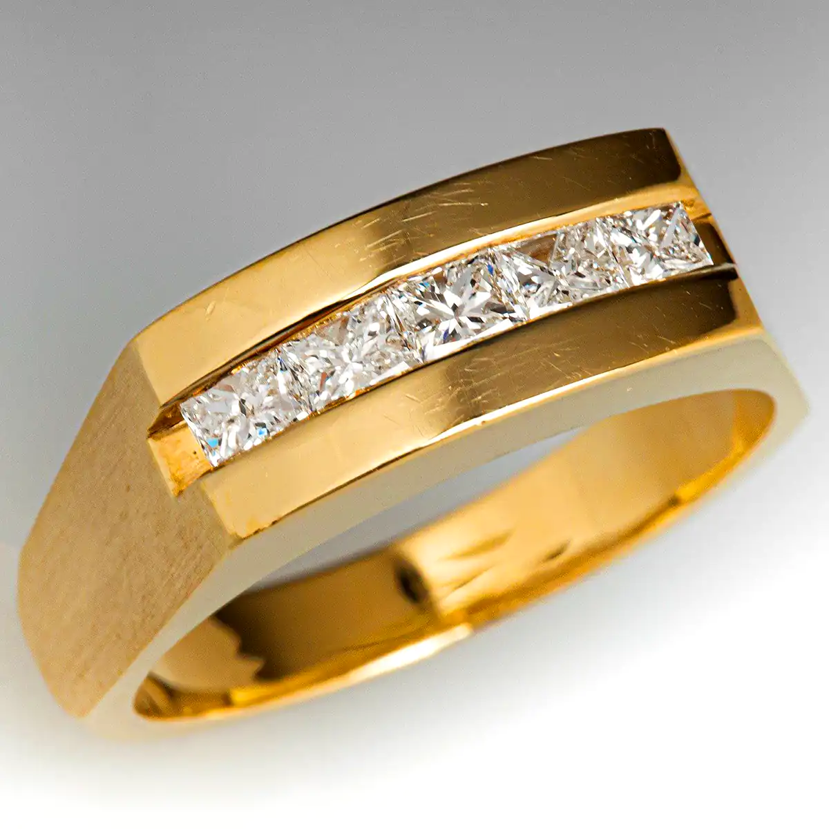 حلقه ازدواج مردانه طلا