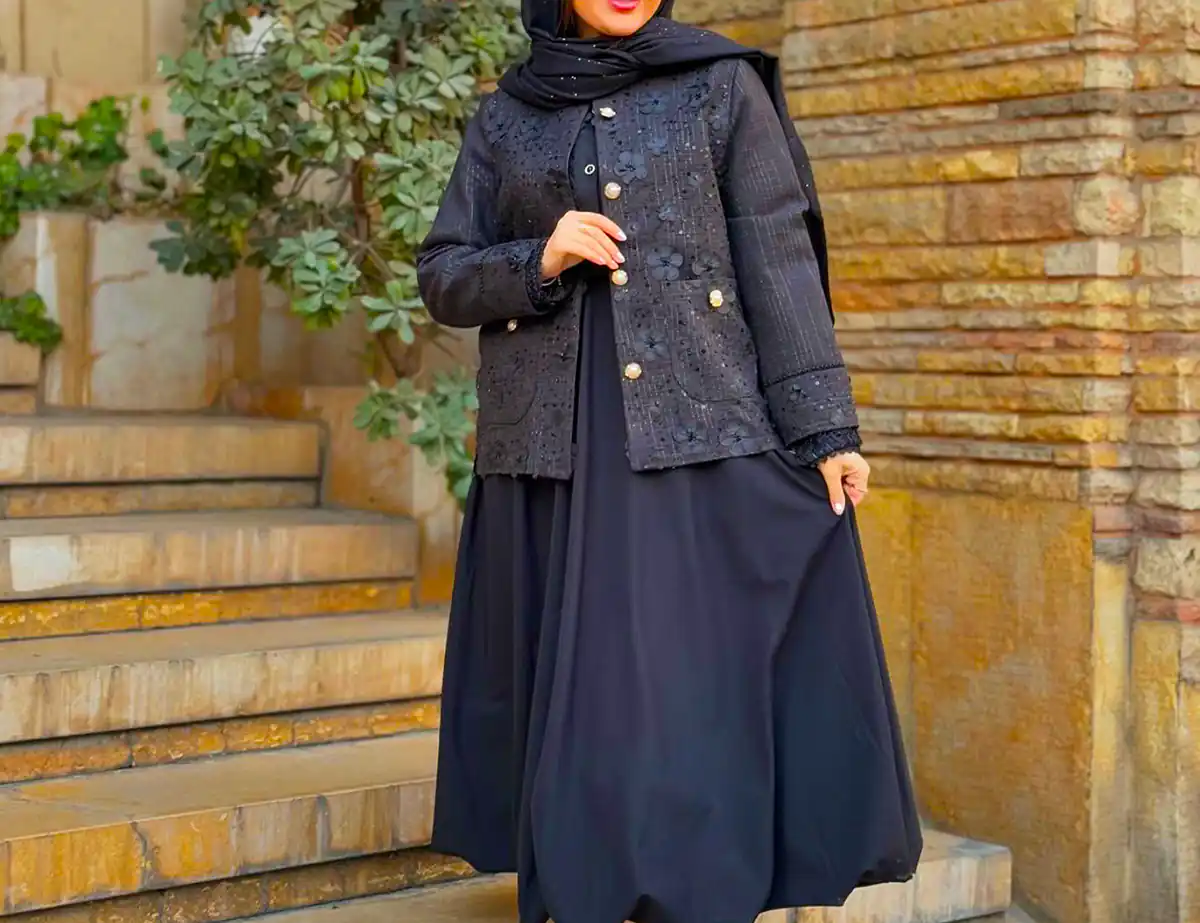 مانتو ابریشمی با دوخت ظریف