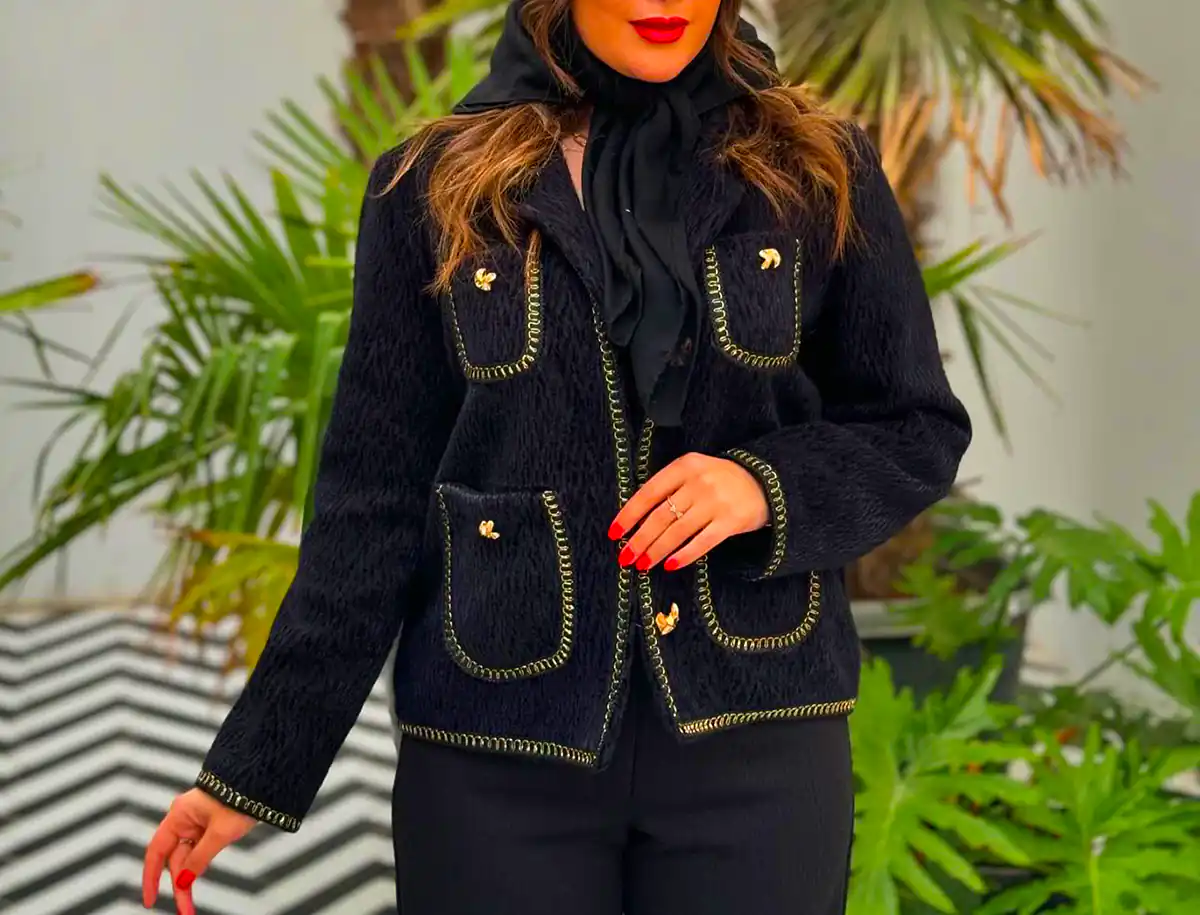 مانتو مینیمالیستی مجلسی