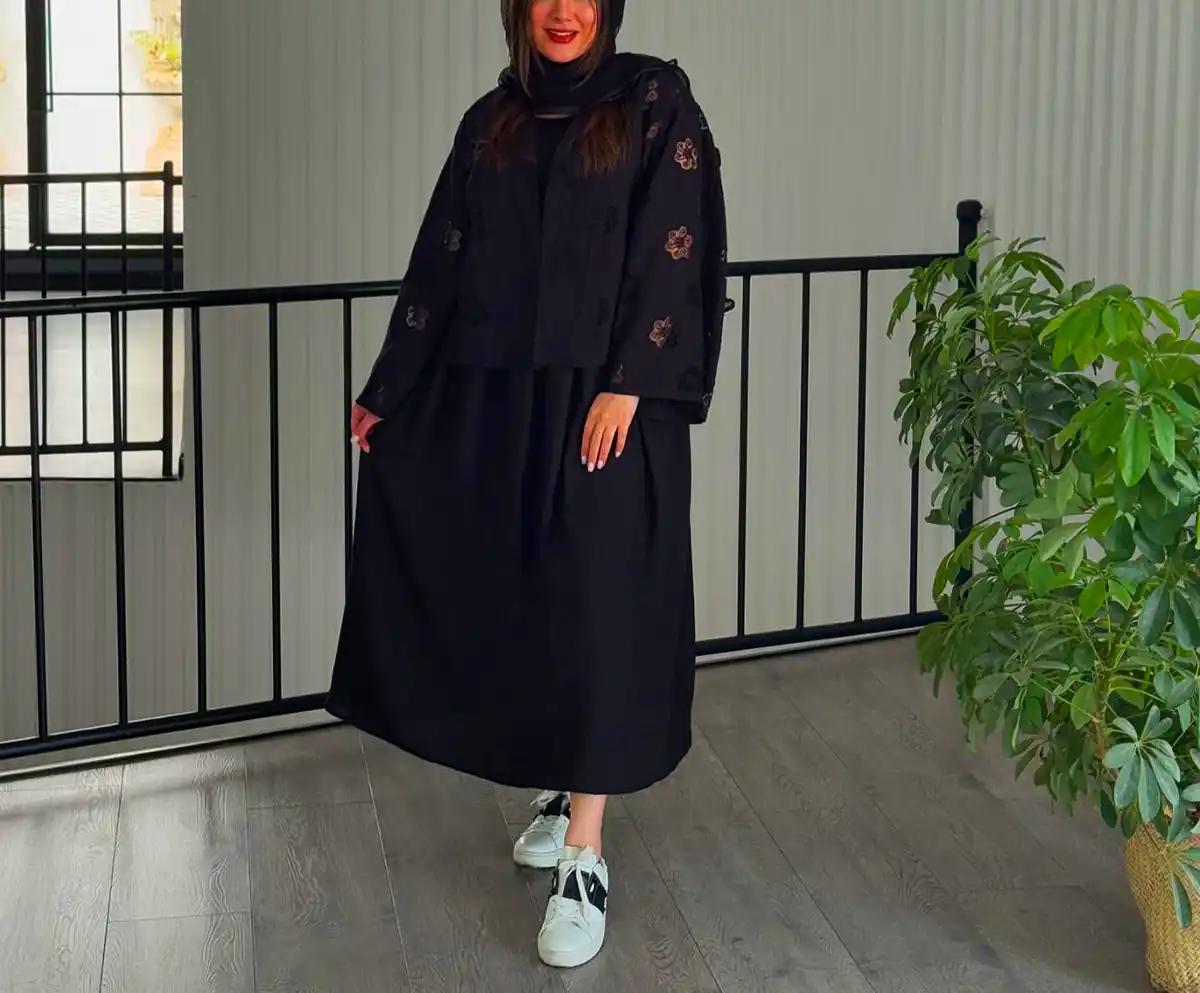 مانتو مدرن با برش آزاد