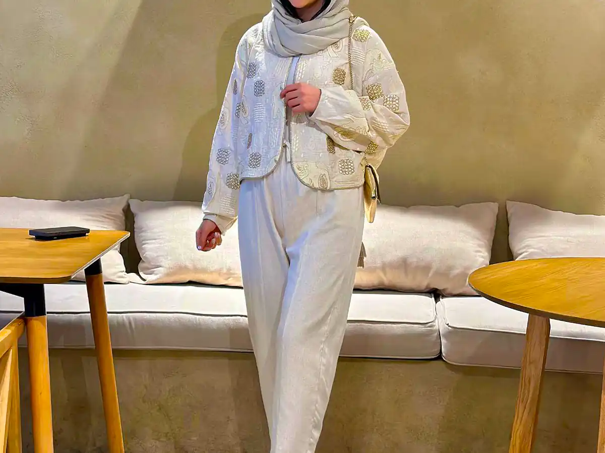 مانتو نخی ساده روزمره