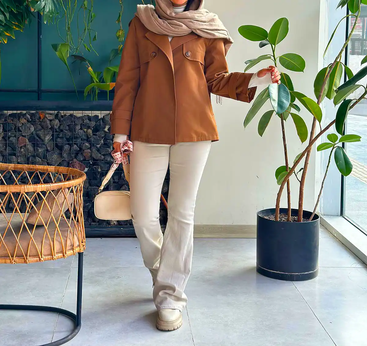 مانتو نخی ساده روزمره
