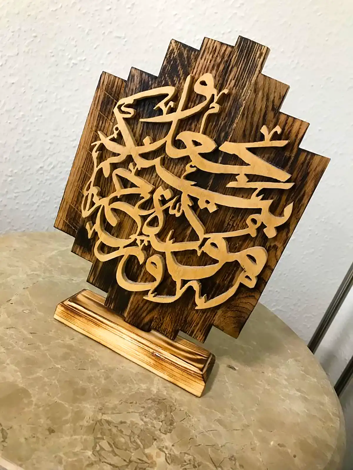 تابلو دیواری معرق چوب