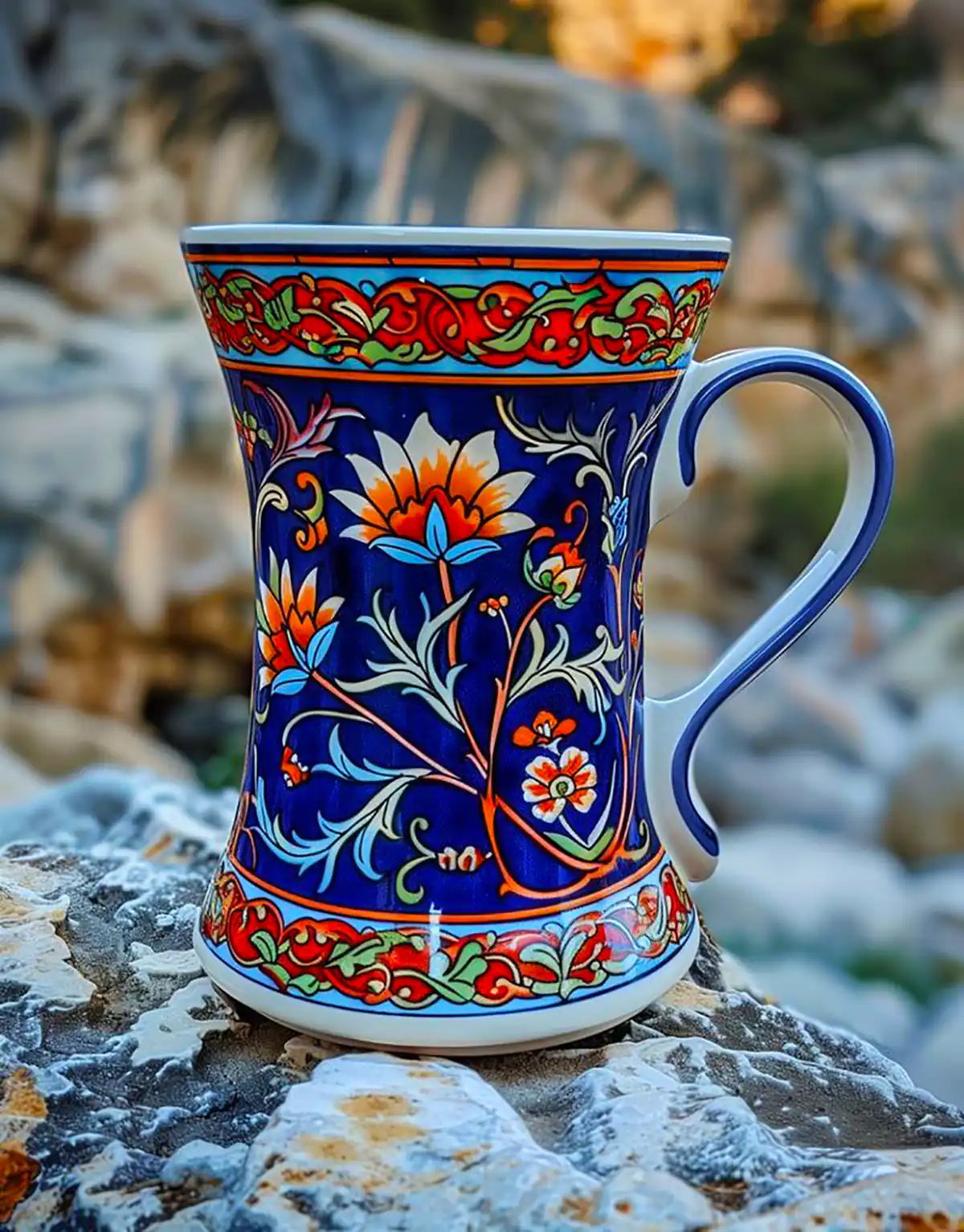ماگ هنری سرامیک لعابدار