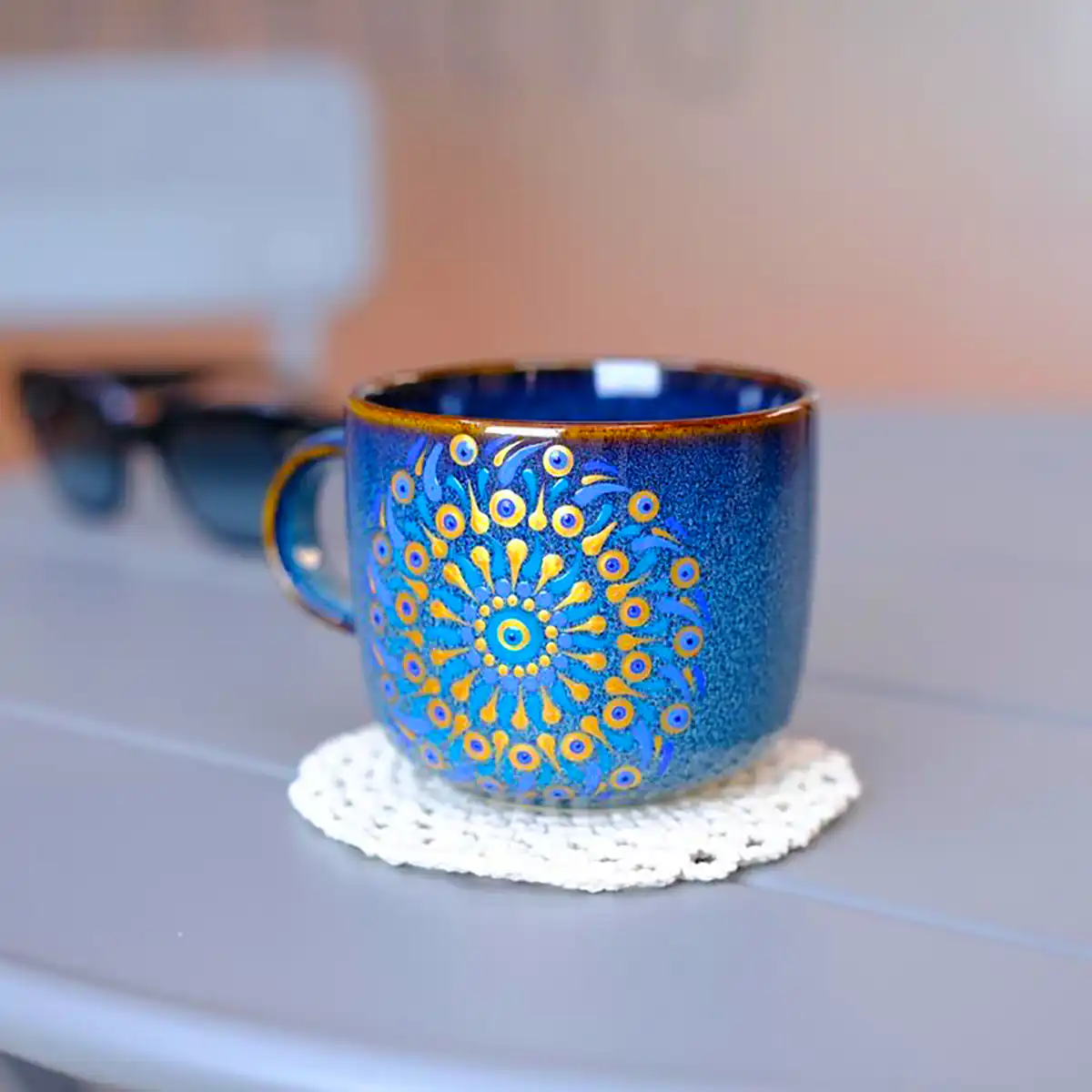 ماگ هنری سرامیک لعابدار