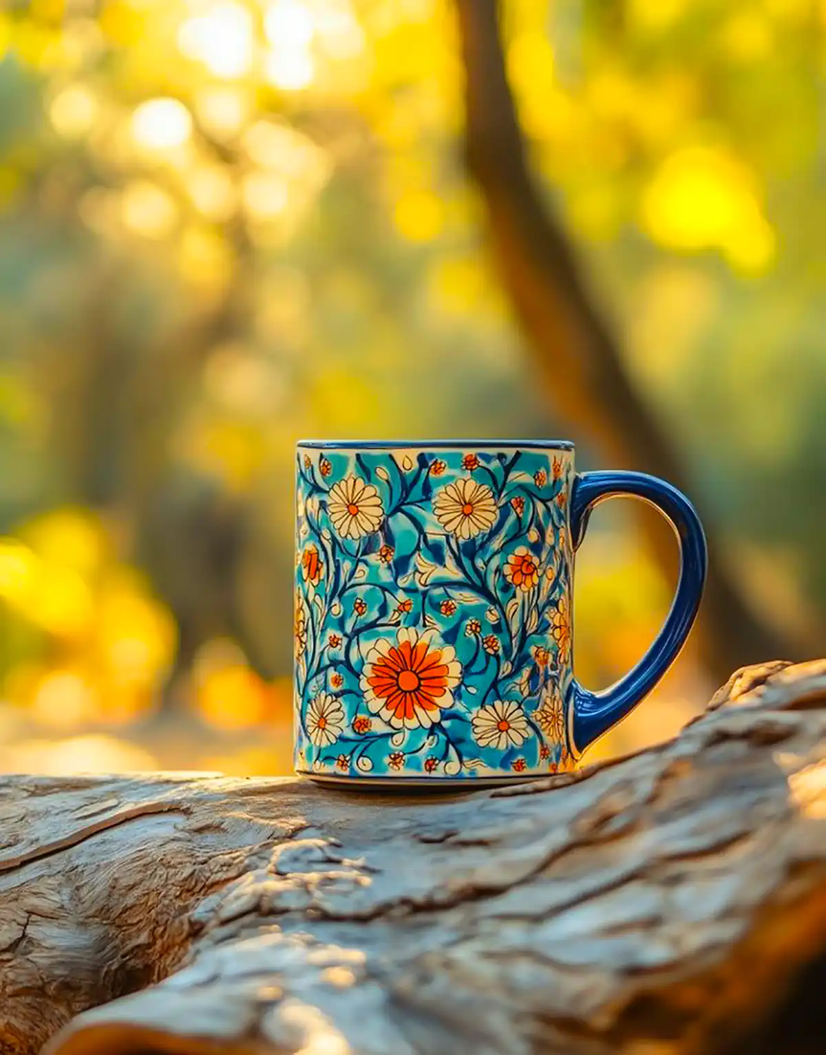 ماگ هنری سرامیک لعابدار