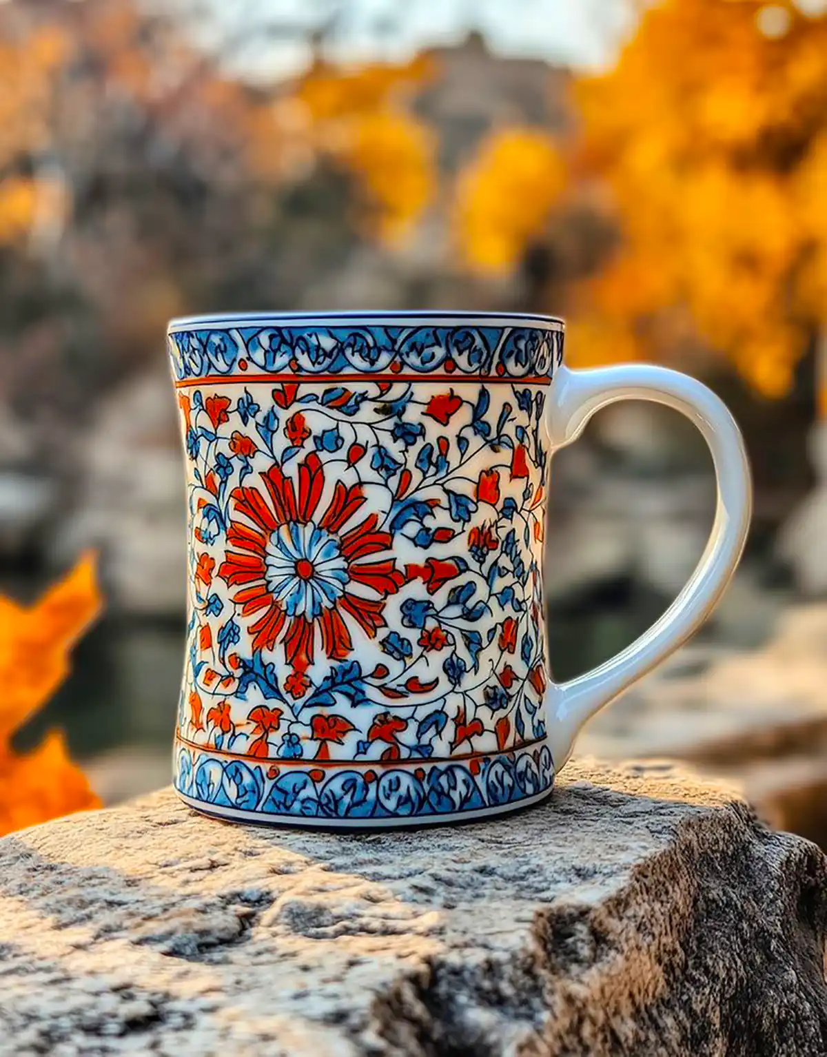 ماگ هنری سرامیک لعابدار