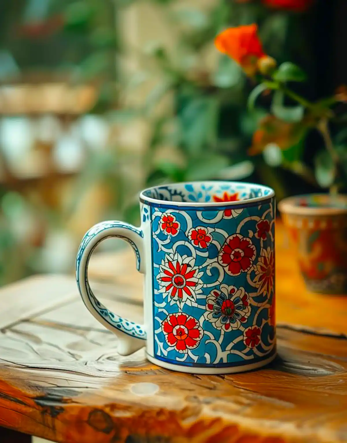 ماگ هنری سرامیک لعابدار