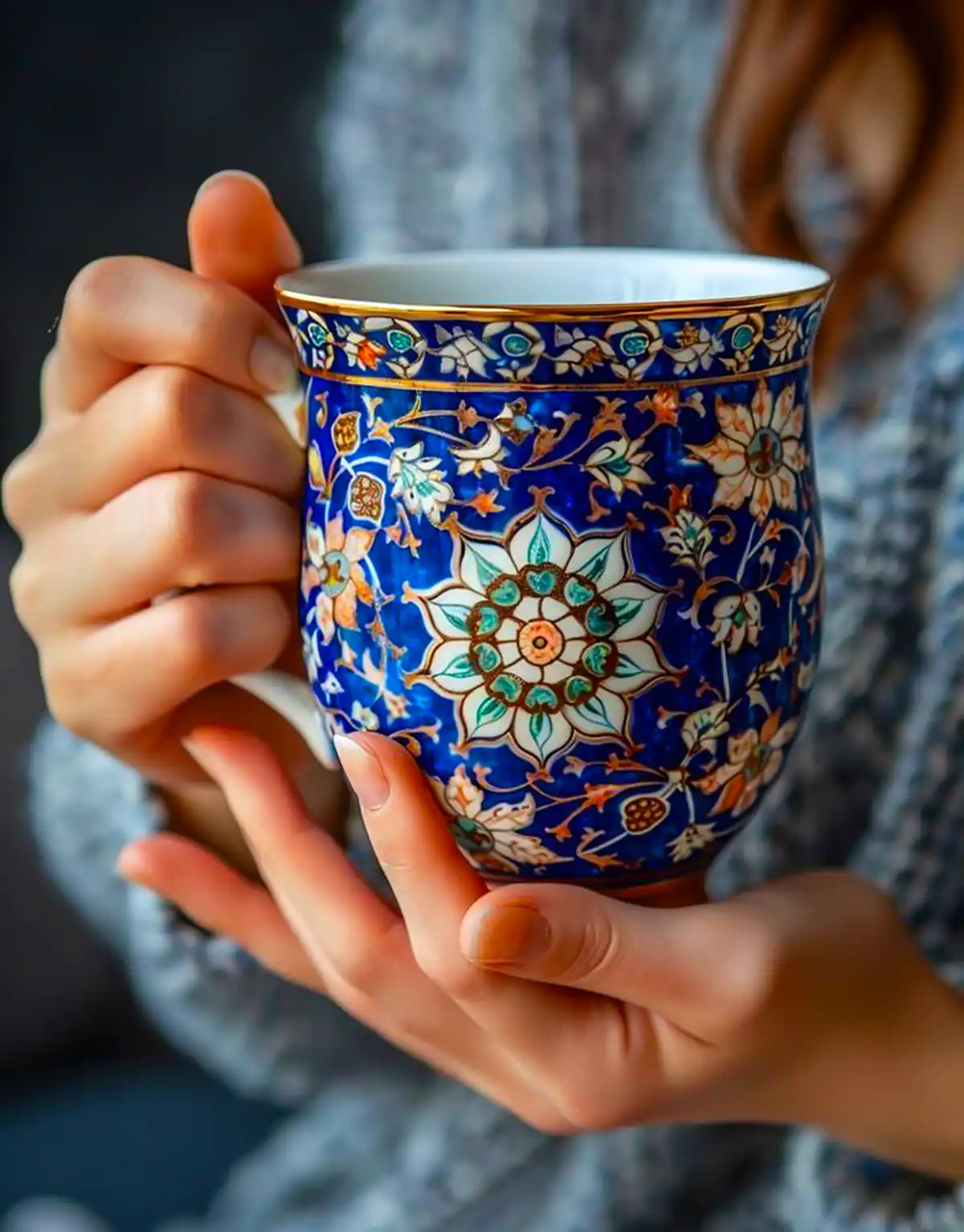 ماگ هنری سرامیک لعابدار
