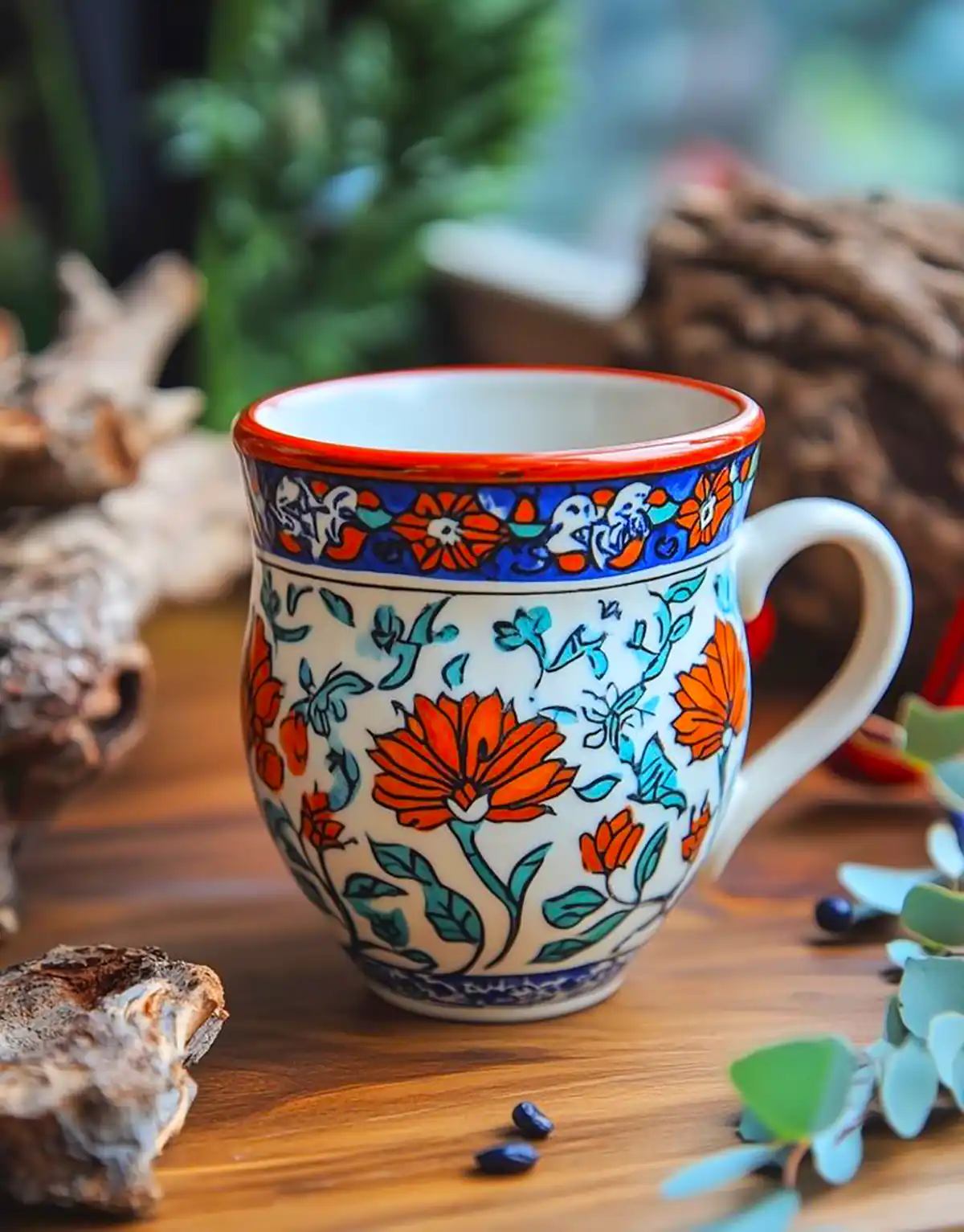 ماگ هنری سرامیک لعابدار