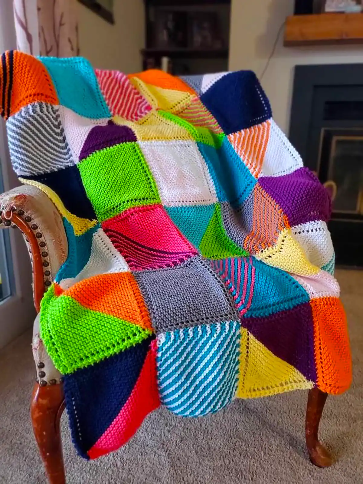 پتو دستبافت زیبا