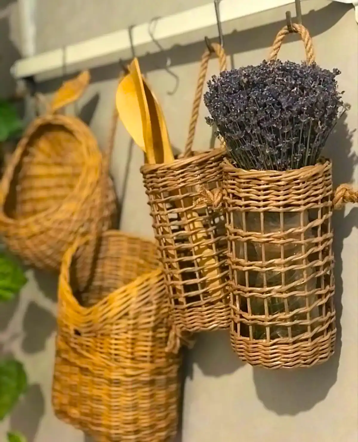 سبد میوه حصیری دستبافت