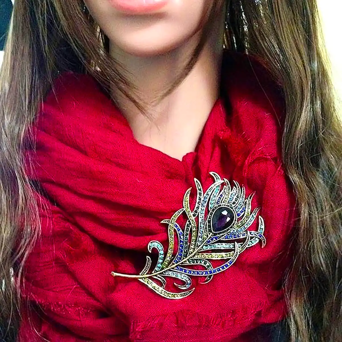 سنجاق سینه نقره ای سلطنتی
