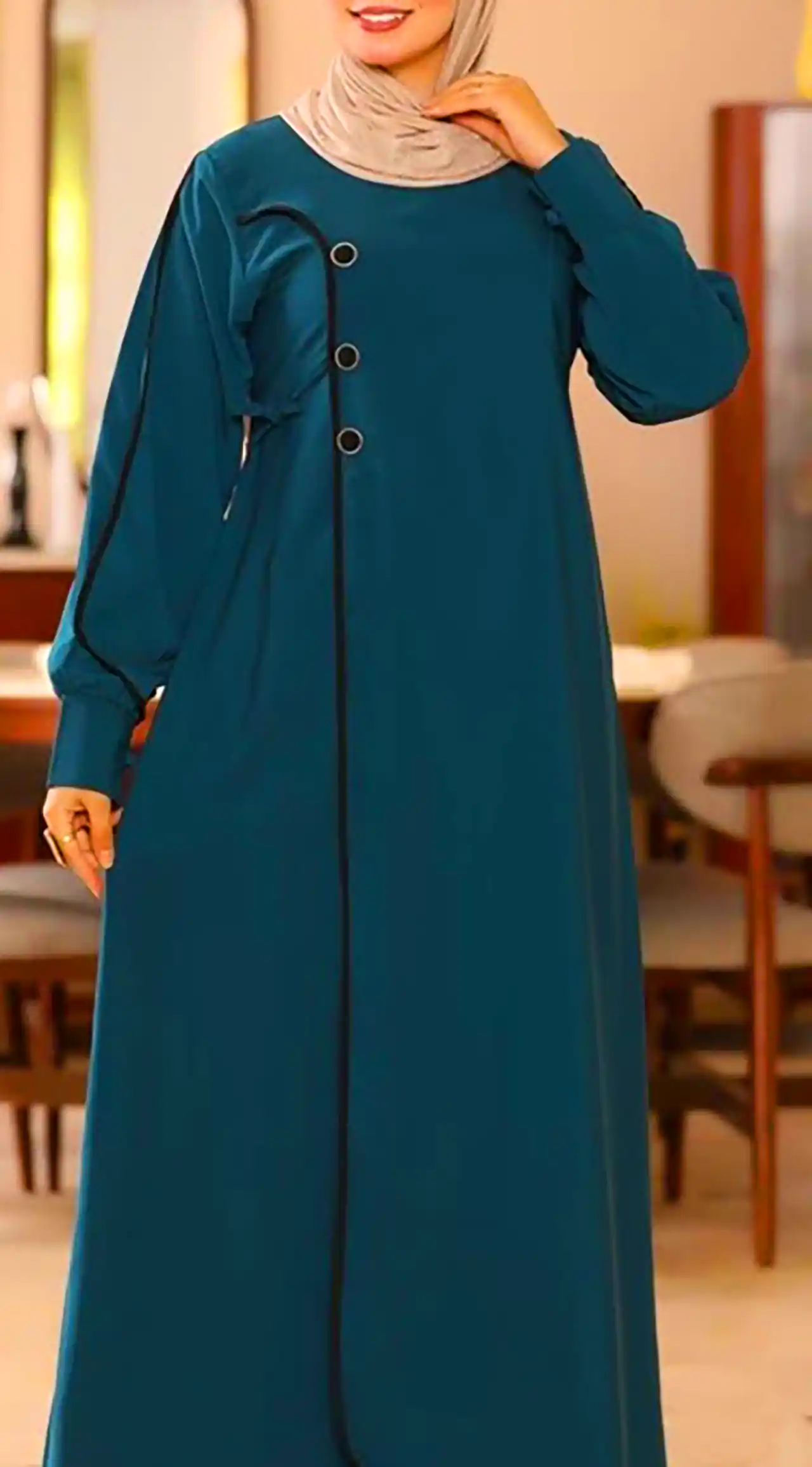 مانتو بلند با جنس لطیف