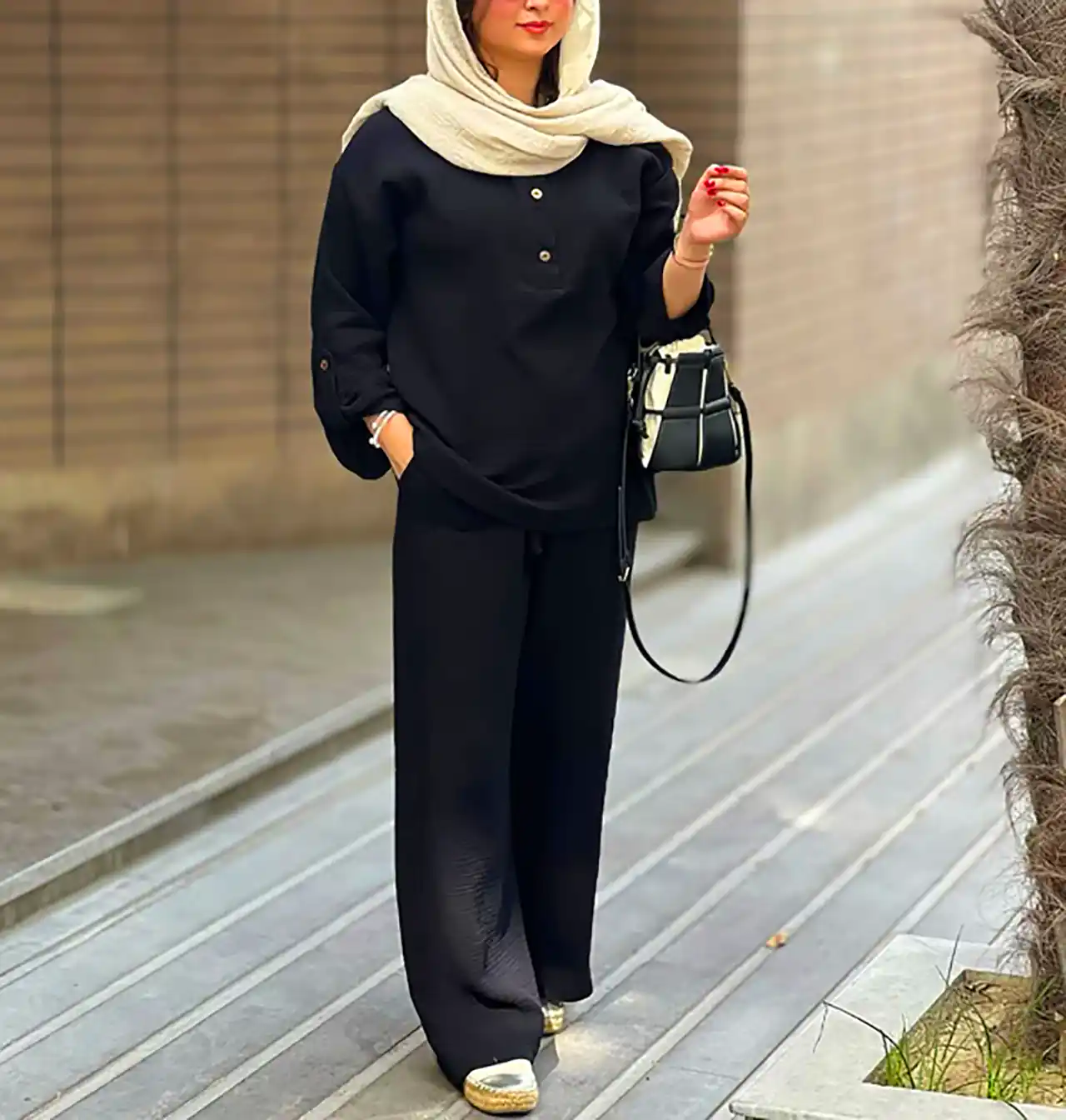 مانتو لاکچری با دوخت حرفه ای