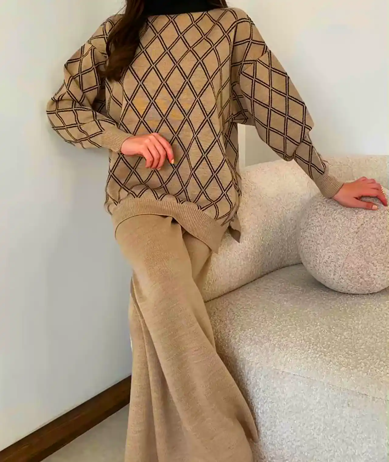بلوز و شلوار بافت زنانه