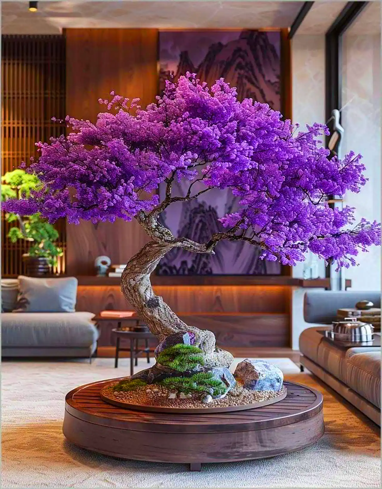 گلدان بنسای ویستریا