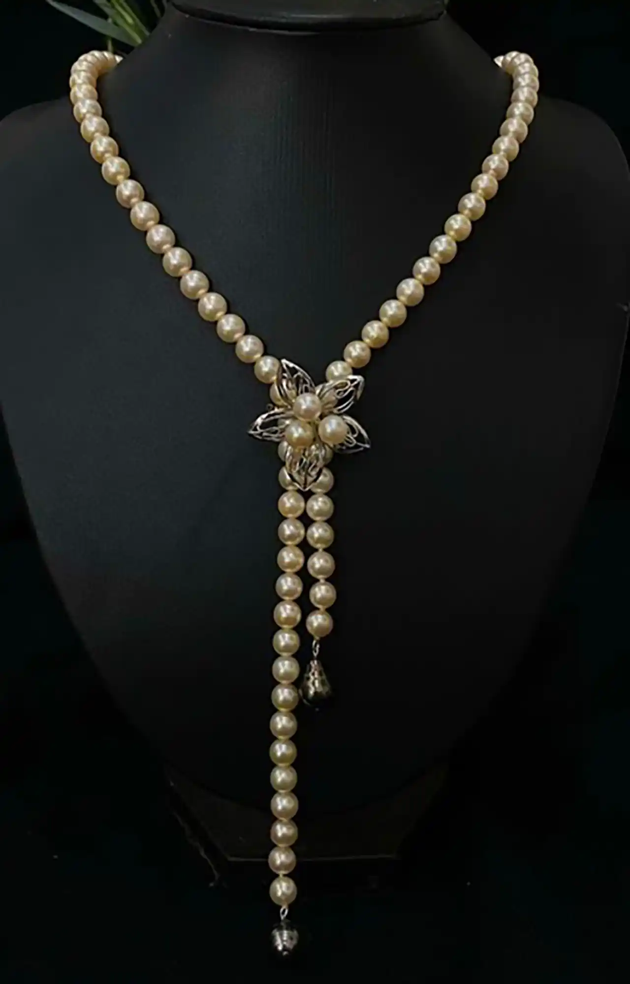 گردنبند ساده مرواریدی