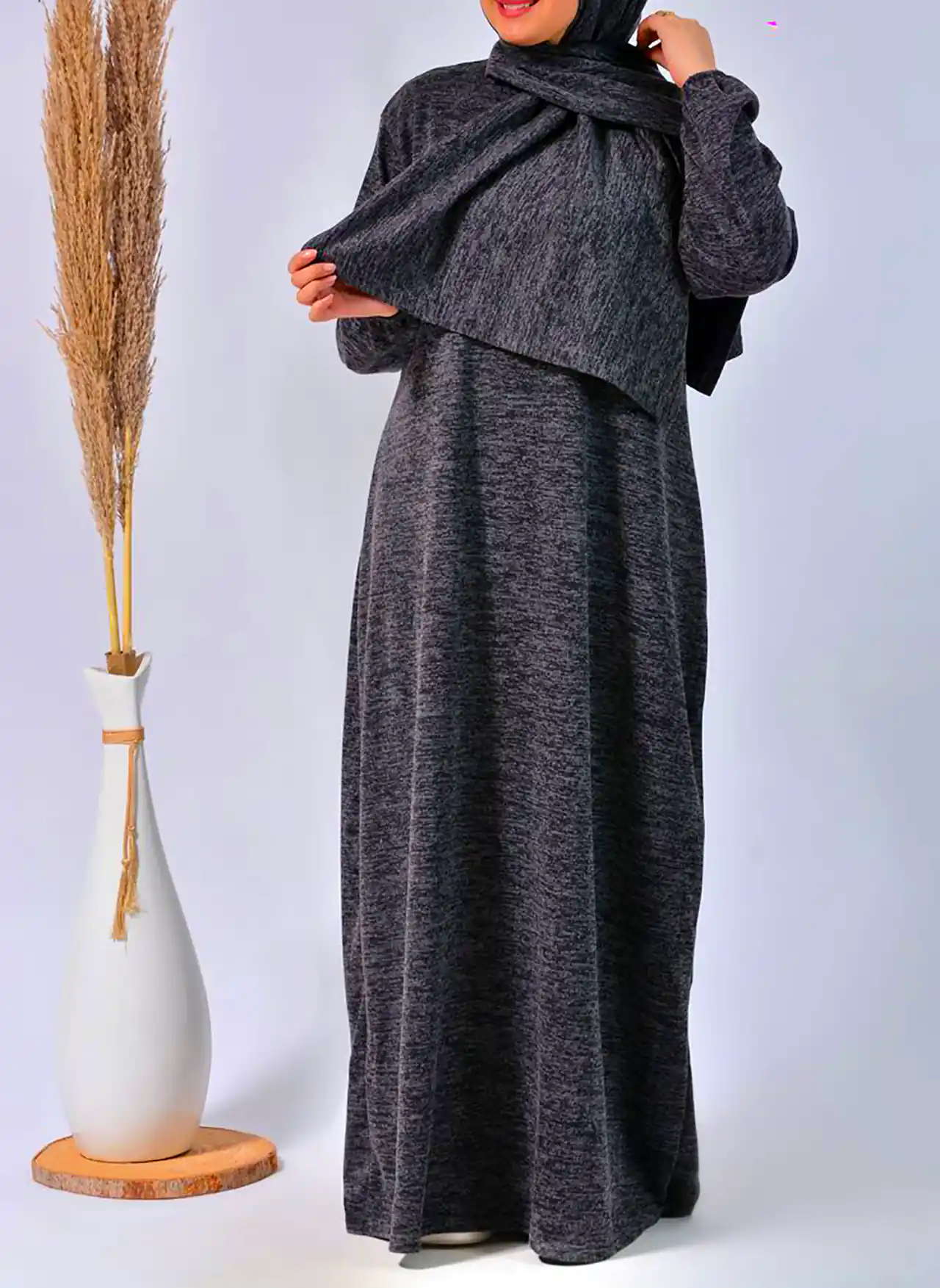 مانتو پیراهنی گرم پاییزی 