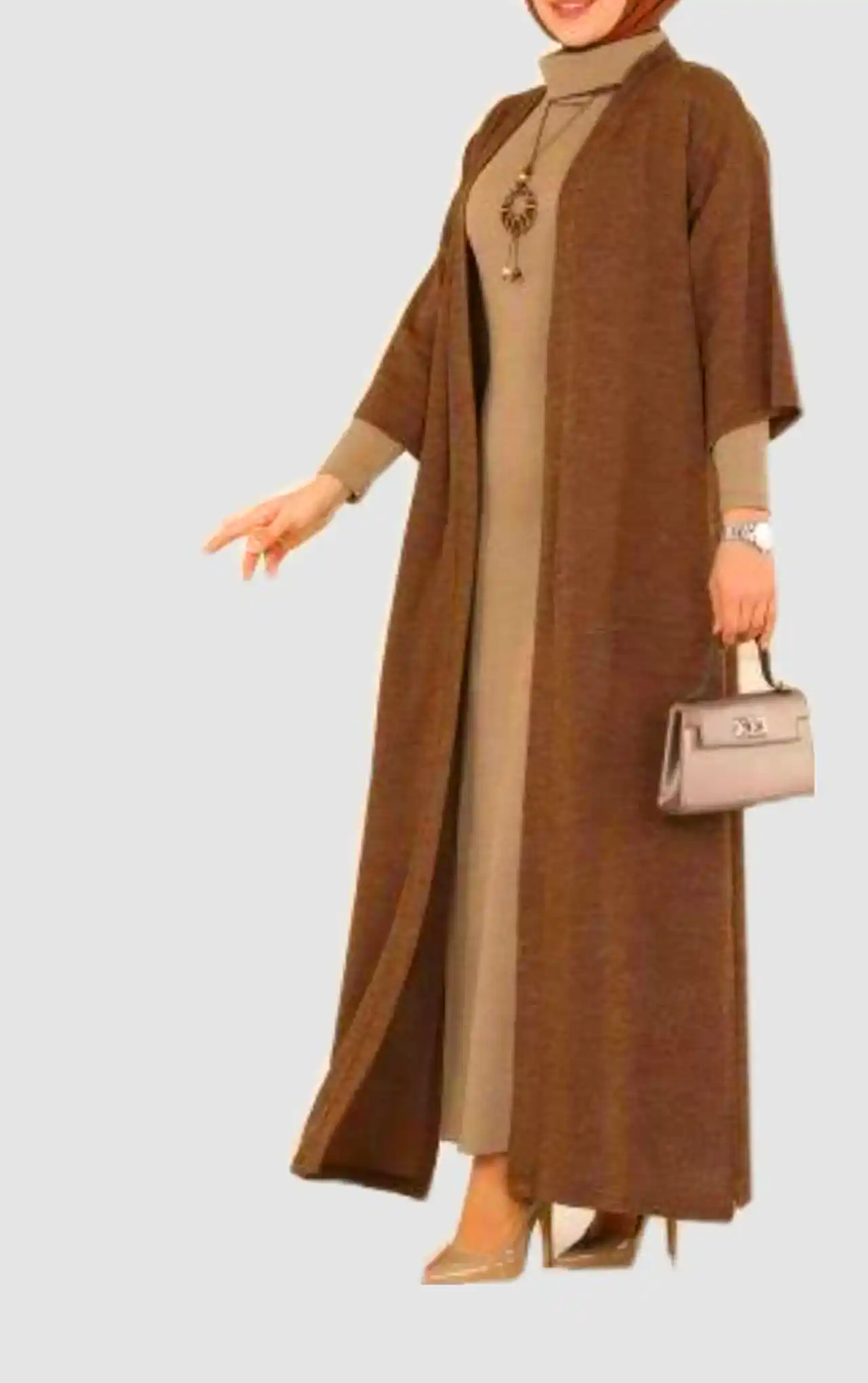 مانتو پیراهنی گرم پاییزی 