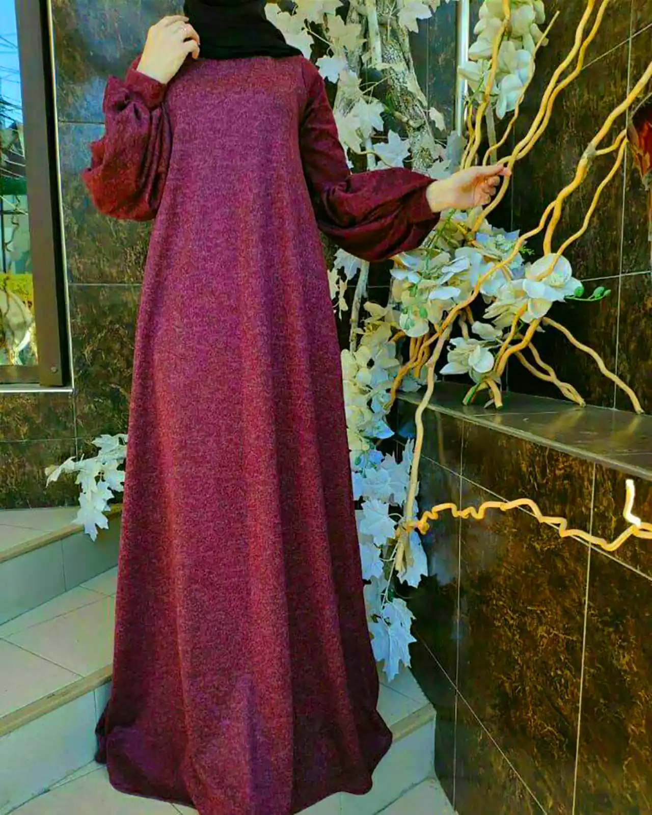 مانتو پیراهنی گرم پاییزی 